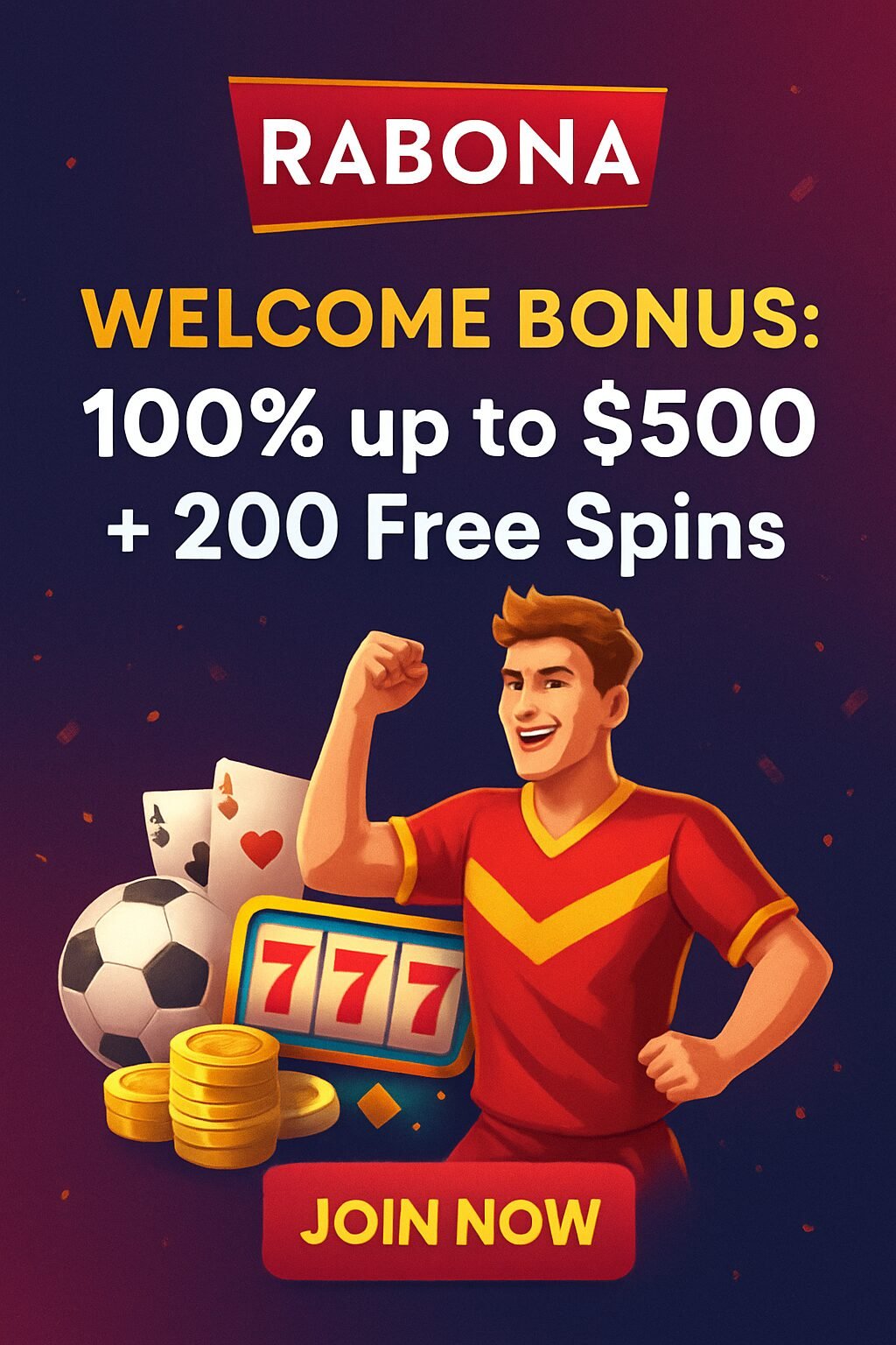 Rabona Casino Welcome Bonus