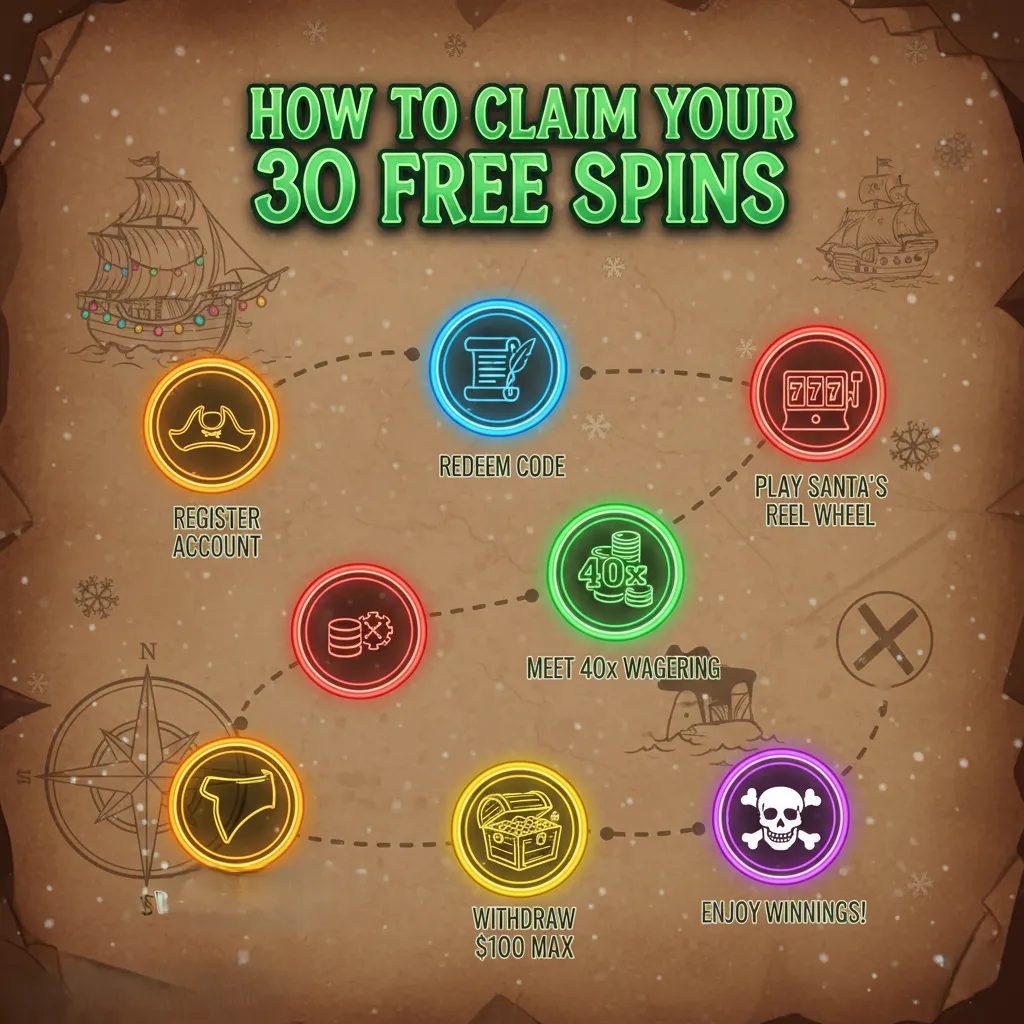 How to Claim your Welcome Free Spins with Captain Jack Casino
