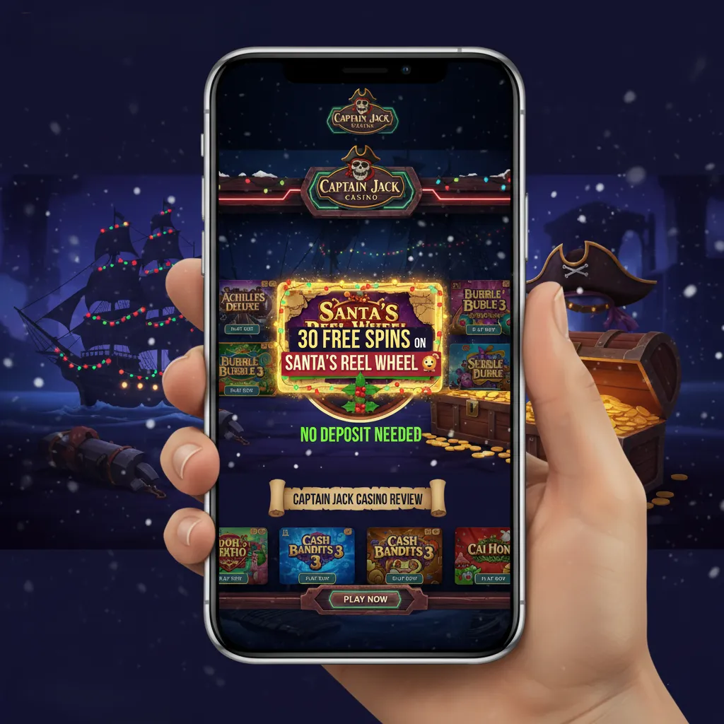 Captain Jack Casino Review – Santa’s Reel Wheel Slots