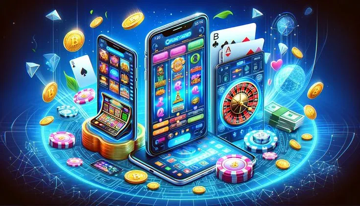Mobile phone casino games