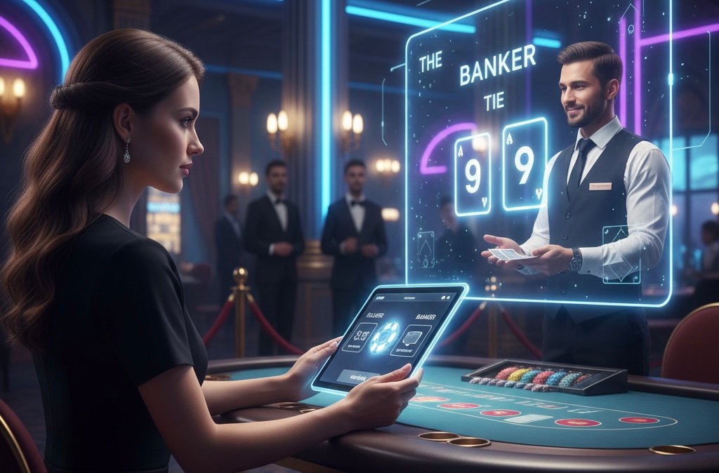 Woman using digital tablet