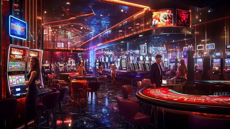 Nightlife casino lounge vibes